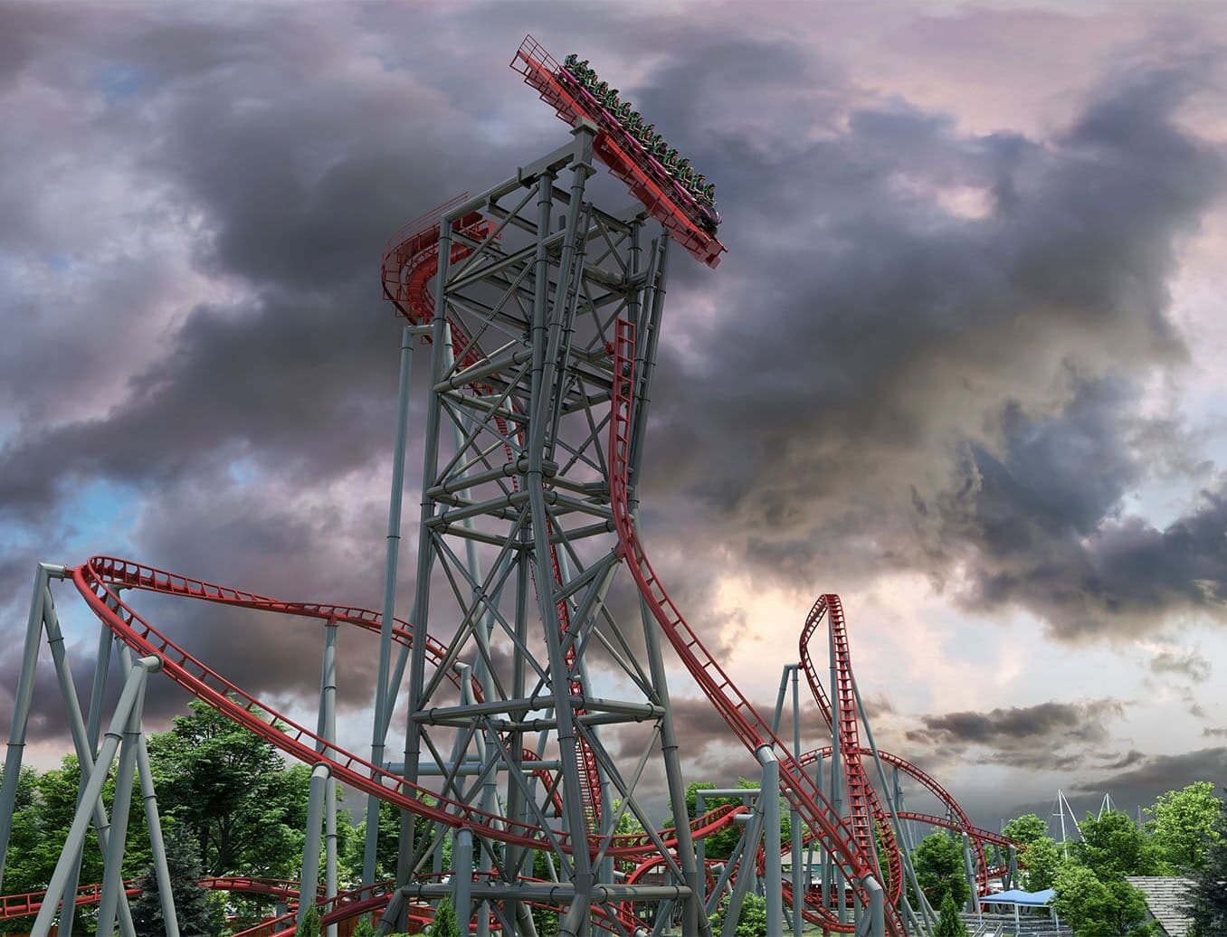 Siren's Curse tilt mechanism installed