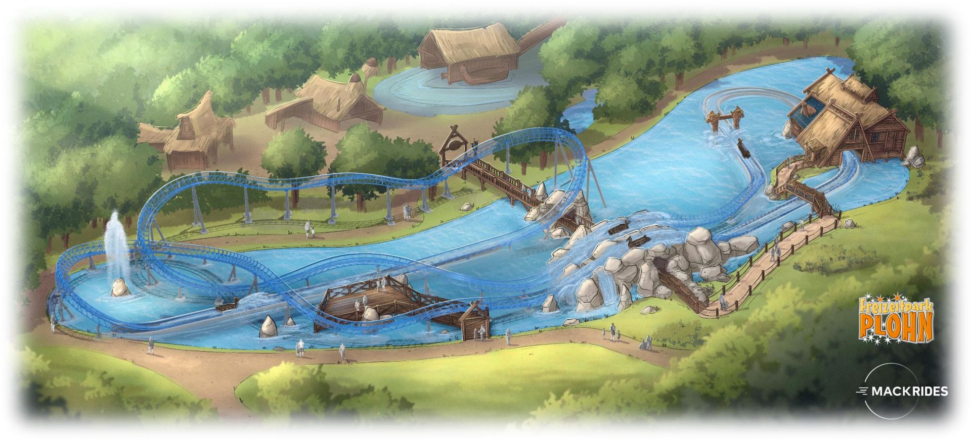 Worlds first multi launch water coaster coming to Freizeitpark Plohn