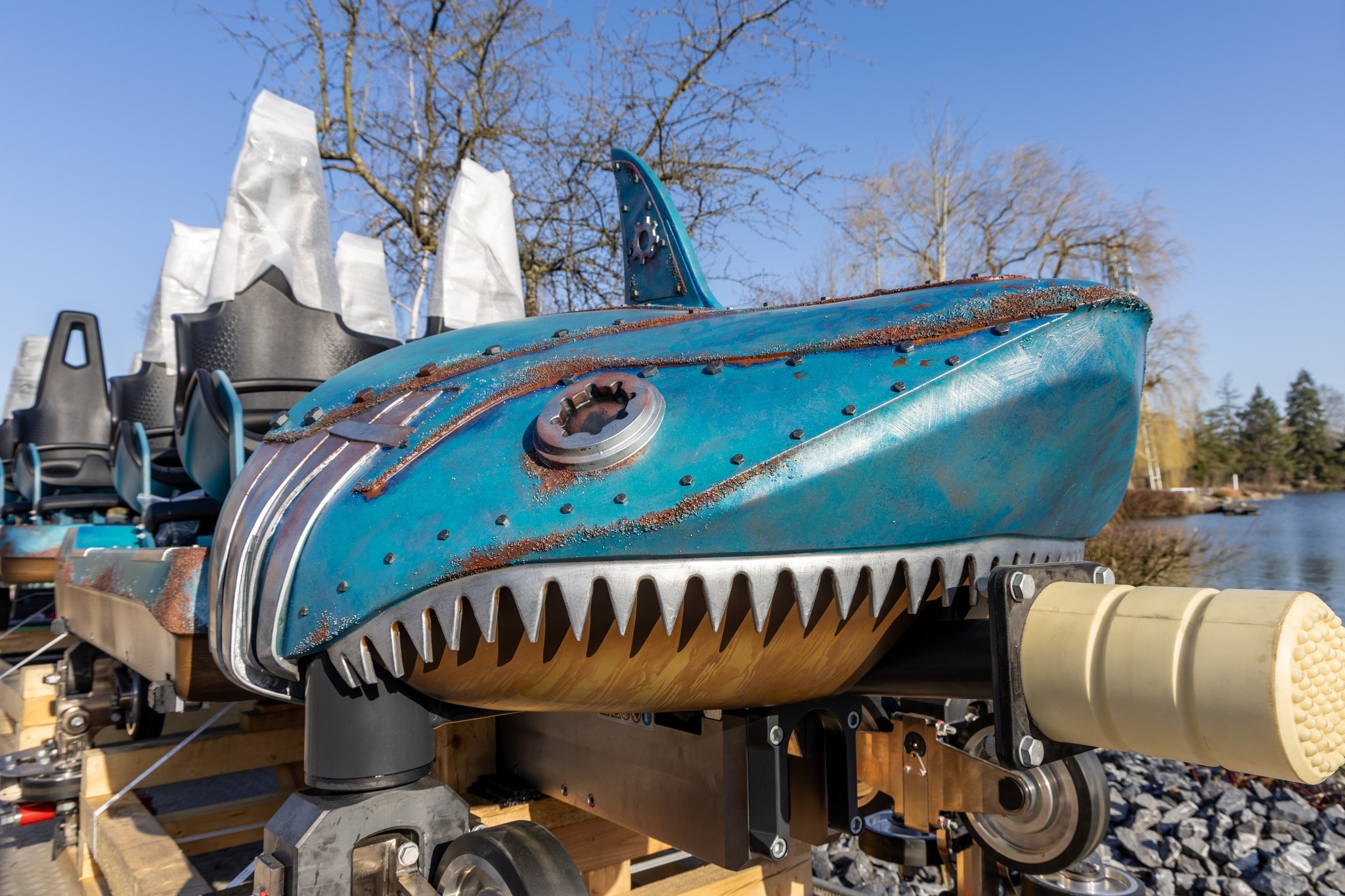 Walibi Belgium begins testing Mecalodon