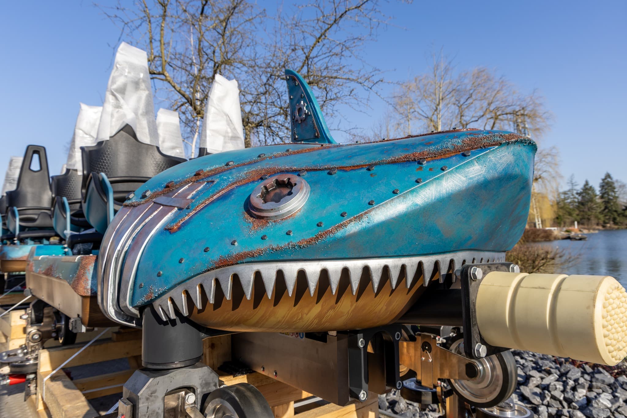 Walibi Belgium begins testing Mecalodon